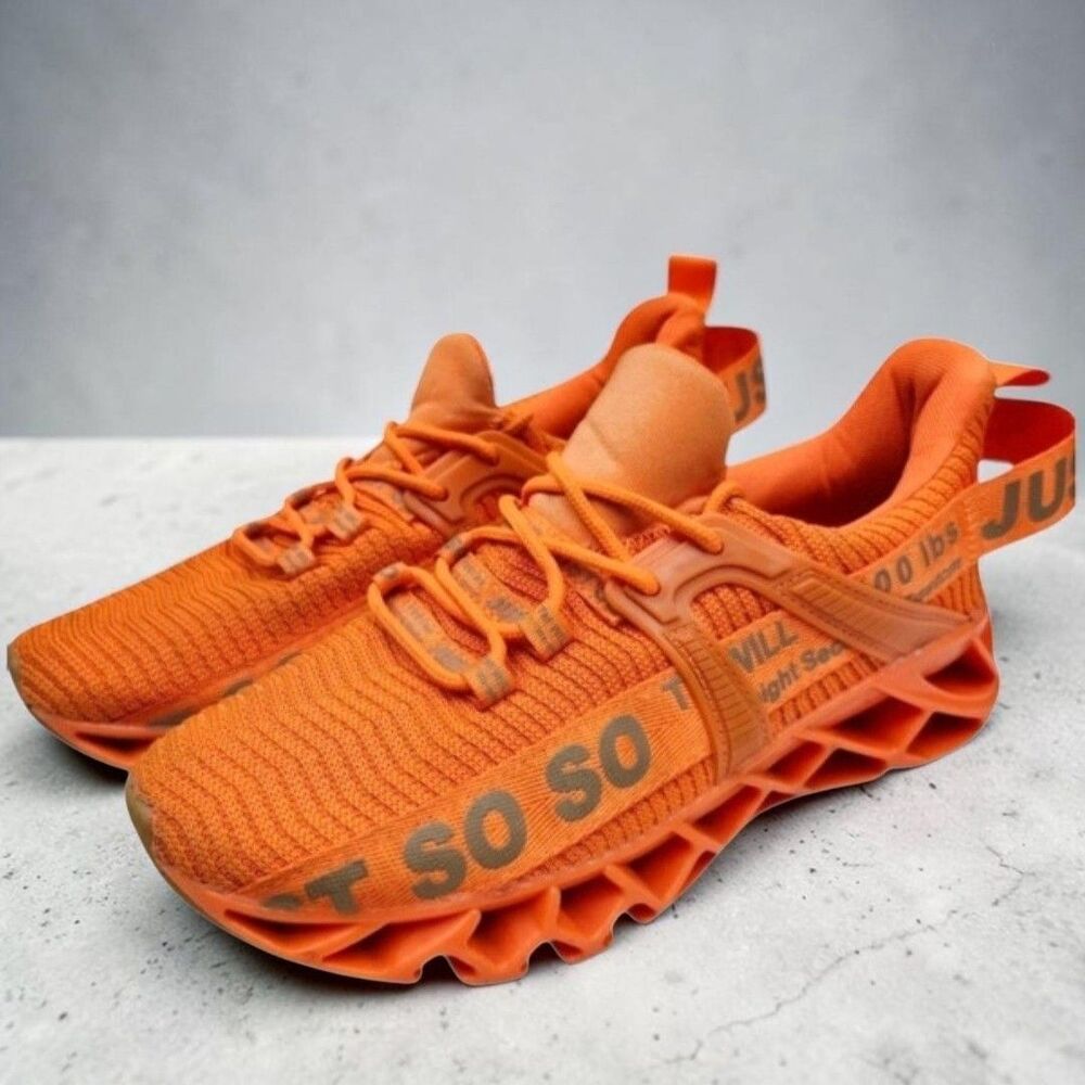 Just So So Blade Athletic Shoes Womens 8.5 EU 39 Orange Streetwear Avant-garde